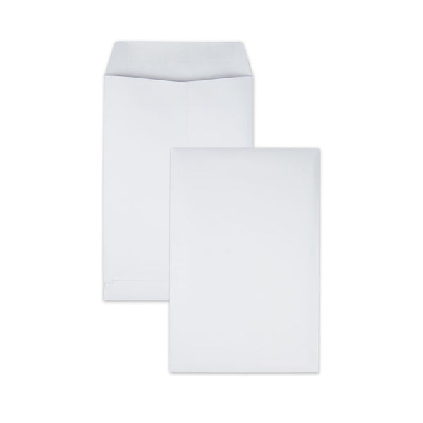 Quality Park™ Redi-Seal Catalog Envelope, #1, Cheese Blade Flap, Redi-Seal Adhesive Closure, 6 x 9, White, 100/Box (QUA43117) Box of 100