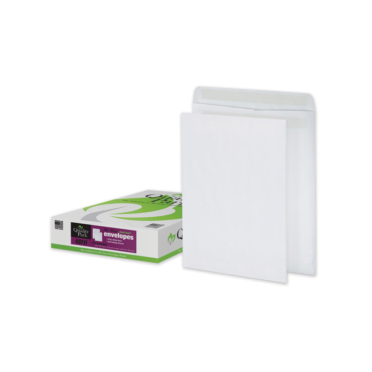 Quality Park™ Redi-Seal Catalog Envelope, #13 1/2, Cheese Blade Flap, Redi-Seal Adhesive Closure, 10 x 13, White, 100/Box (QUA43717) Box of 100