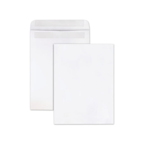 Quality Park™ Redi-Seal Catalog Envelope, #10 1/2, Cheese Blade Flap, Redi-Seal Adhesive Closure, 9 x 12, White, Wove Finish, 100/Box (QUA43517) Box of 100