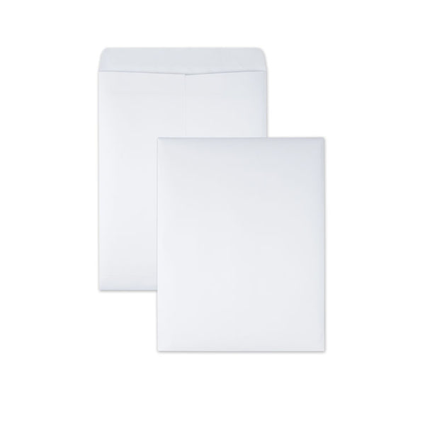 Quality Park™ Redi-Seal Catalog Envelope, #12 1/2, Cheese Blade Flap, Redi-Seal Adhesive Closure, 9.5 x 12.5, White, 100/Box (QUA43617) Box of 100