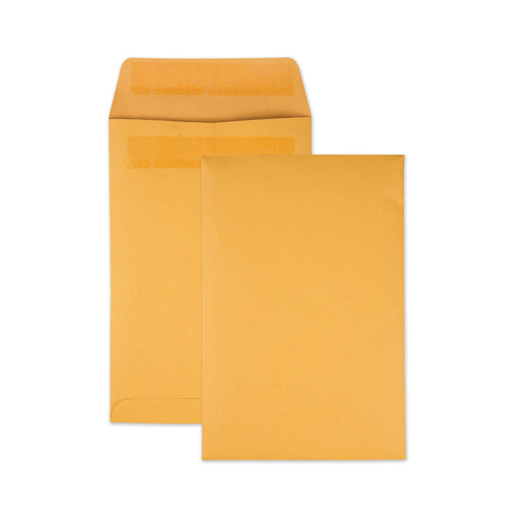 Quality Park™ Redi-Seal Catalog Envelope, #1 3/4, Cheese Blade Flap, Redi-Seal Adhesive Closure, 6.5 x 9.5, Brown Kraft, 250/Box (QUA43362) Box of 250