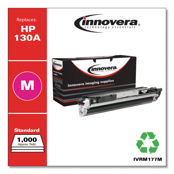 Innovera® Remanufactured Magenta Toner, Replacement for 130A (CF353A), 1,000 Page-Yield (IVRM177M) Each