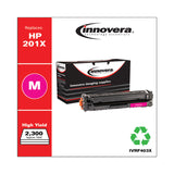 Innovera® Remanufactured Magenta High-Yield Toner, Replacement for 201X (CF403X), 2,300 Page-Yield (IVRF403X) Each