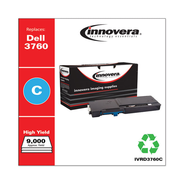 Innovera® Remanufactured Cyan Toner, Replacement for 331-8432, 9,000 Page-Yield, Ships in 1-3 Business Days (IVRD3760C) Each