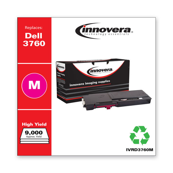 Innovera® Remanufactured Magenta Toner, Replacement for 331-8431, 9,000 Page-Yield (IVRD3760M) Each