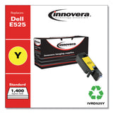 Innovera® Remanufactured Yellow Toner, Replacement for 593-BBJW, 1,400 Page-Yield (IVRD525Y) Each