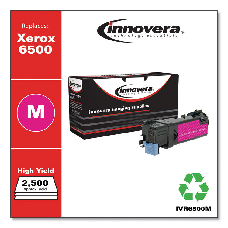 Innovera® Remanufactured Magenta High-Yield Toner, Replacement for 106R01595, 2,500 Page-Yield (IVR6500M) Each