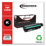 Innovera® Remanufactured Black Toner, Replacement for 128A (CE320A), 2,000 Page-Yield, Ships in 1-3 Business Days (IVRE320A) Each