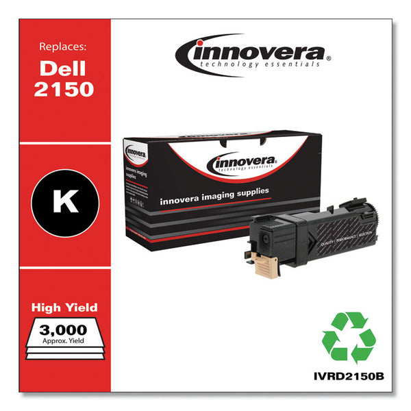 Innovera® Remanufactured Black High-Yield Toner, Replacement for 331-0719, 3,000 Page-Yield, Ships in 1-3 Business Days (IVRD2150B) Each