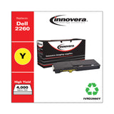 Innovera® Remanufactured Yellow High-Yield Toner, Replacement for 593-BBBR, 4,000 Page-Yield (IVRD2660Y) Each