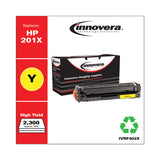 Innovera® Remanufactured Yellow High-Yield Toner, Replacement for 201X (CF402X), 2,300 Page-Yield, Ships in 1-3 Business Days (IVRF402X) Each