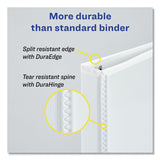 Avery® Heavy-Duty View Binders, 3 Rings, 3" Capacity, 11 x 17, White (AVE72127)