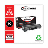 Innovera® Remanufactured Black MICR Toner, Replacement for 83AM (CF283AM), 1,500 Page-Yield, Ships in 1-3 Business Days (IVRF283AM) Each