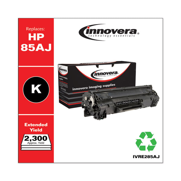 Innovera® Remanufactured Black Extended-Yield Toner, Replacement for 85A (CE285AJ), 2,300 Page-Yield (IVRE285AJ) Each