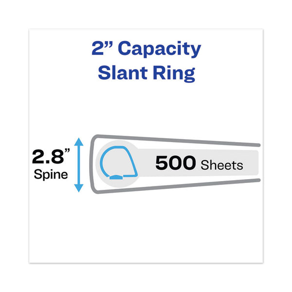 Avery® Heavy-Duty View Binders, 3 Rings, 1.5" Capacity, 11 x 17, White (AVE72125)