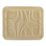 World Centric® Fiber Trays, PLA Lined, PFAS Free, 1-Compartment, 9.1 x 7.1 x 0.7, Natural, Paper, 500/Carton (WORTRSC4SLLF) Case of 500