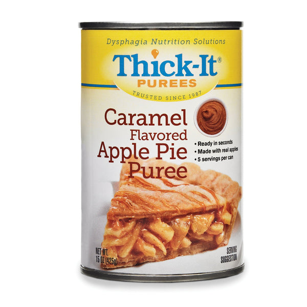 Thick-It® Thickened Food 15 oz. Can Caramel Apple Pie Flavor Puree IDDSI Level 4 Extremely Thick/Pureed (763381_CS) 12/CS