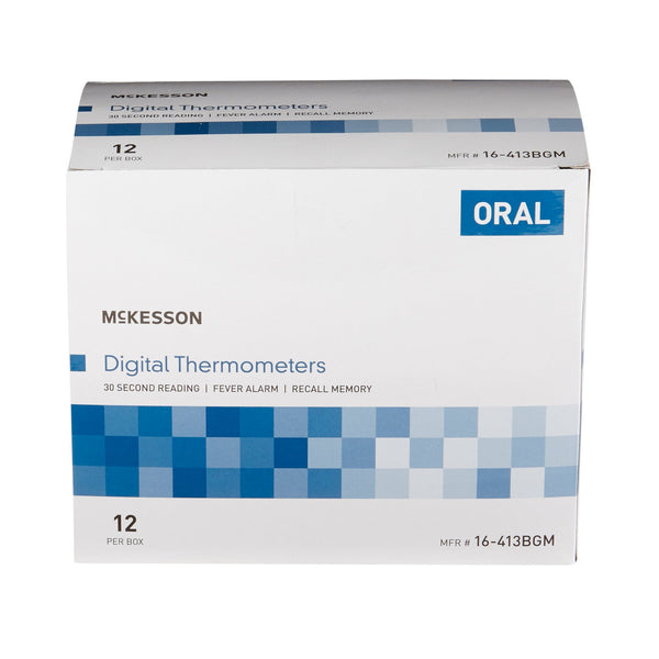 McKesson Digital Stick Thermometer Oral Probe Handheld (793284_EA) 1/EA