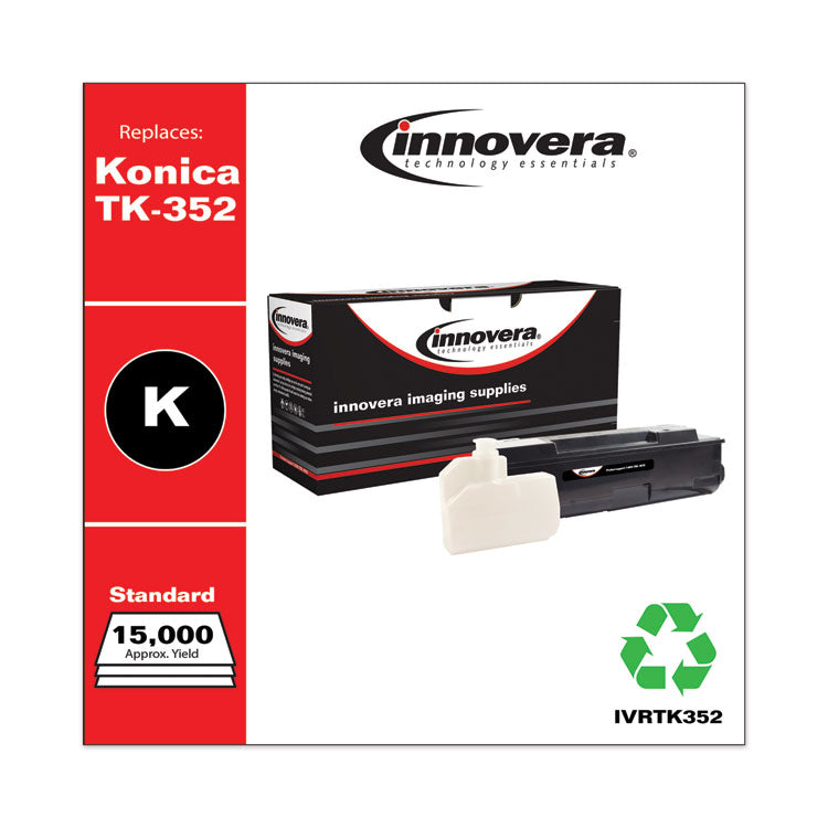 Innovera® Remanufactured Black Toner, Replacement for TK-352, 15,000 Page-Yield (IVRTK352) Each