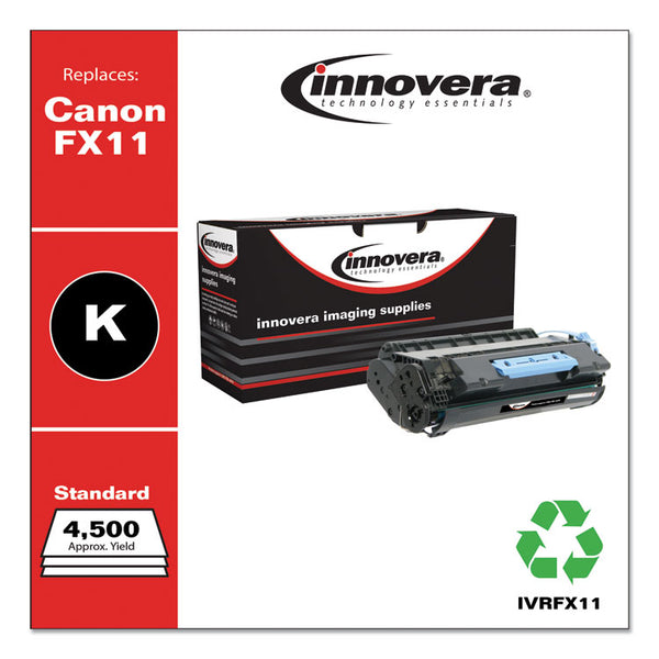 Innovera® Remanufactured Black Toner, Replacement for FX-11 (1153B001AA), 4,500 Page-Yield, Ships in 1-3 Business Days (IVRFX11) Each