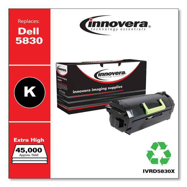 Innovera® Remanufactured Black Extra High-Yield Toner, Replacement for 593-BBYT, 45,000 Page-Yield (IVRD5830X) Each