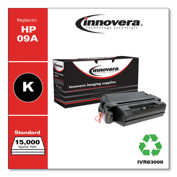 Innovera® Remanufactured Black Toner, Replacement for 09A (C3909A), 15,000 Page-Yield, Ships in 1-3 Business Days (IVR83009) Each