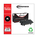 Innovera® Remanufactured Black High-Yield Toner, Replacement for TN580, 7,000 Page-Yield (IVRTN580) Each