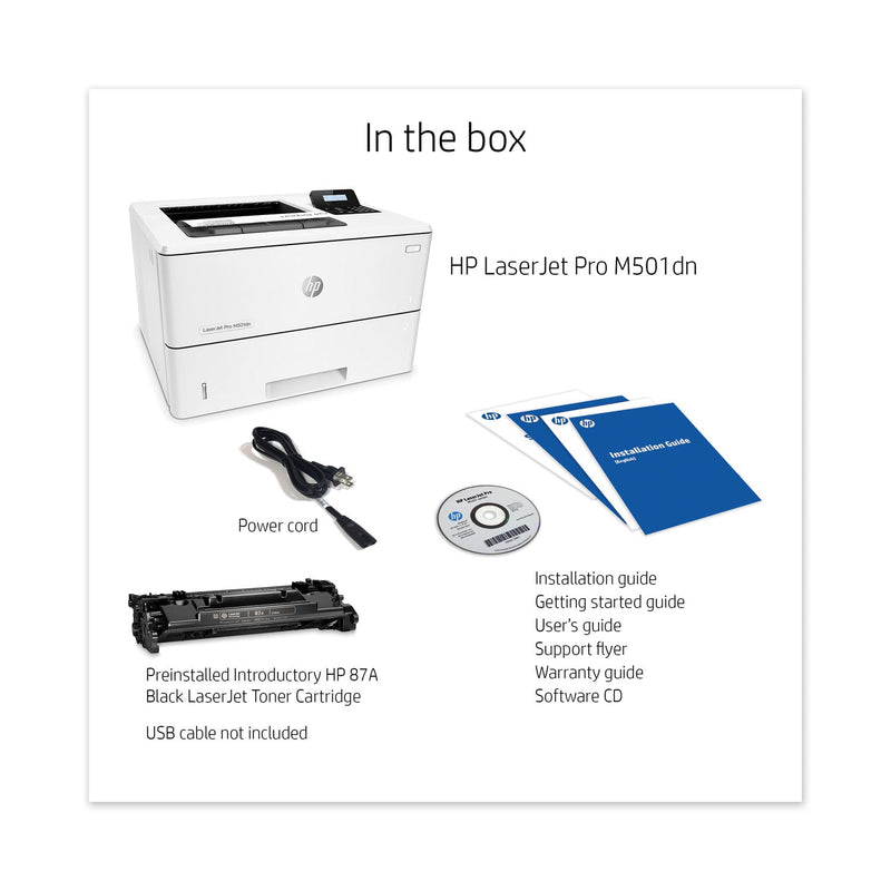 HP LaserJet Pro M501dn Laser Printer (HEWJ8H61A)