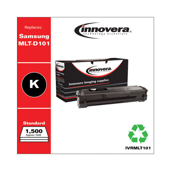 Innovera® Remanufactured Black Toner, Replacement for MLT-D101S, 1,500 Page-Yield, Ships in 1-3 Business Days (IVRMLT101) Each