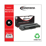 Innovera® Remanufactured Black High-Yield Toner, Replacement for MLT-D105L, 2,500 Page-Yield, Ships in 1-3 Business Days (IVRMLT105) Each