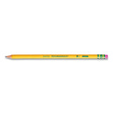 Dixon Pre-Sharpened Pencil, HB  (#2), Black Lead, Yellow Barrel, 18/Pack (DIX13818) Pack of 18