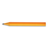 Dixon® Golf Wooden Pencils, 2.2 mm, HB (#2), Black Lead, Yellow Barrel, 144/Box (DIX14998) Box of 144