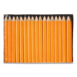 Dixon® Golf Wooden Pencils, 2.2 mm, HB (#2), Black Lead, Yellow Barrel, 144/Box (DIX14998) Box of 144