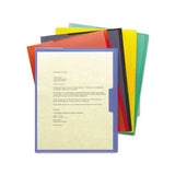 Smead™ Organized Up Poly Opaque Project Jackets, Letter Size, Assorted Colors, 5/Pack (SMD85740)