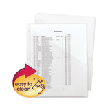 Smead™ Organized Up Poly Slash Jackets, 2-Sections, Letter Size, Clear, 5/Pack (SMD89506)