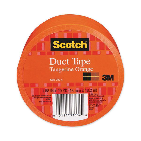 Scotch® Duct Tape, 1.88" x 20 yds, Tangerine Orange (MMM70005059285)