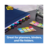 Post-it® 1" Wide Tabs with Dispenser, Aqua, Pink, Violet, Yellow, 88/Pack (MMM70005179216) Pack of 88