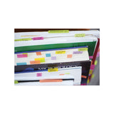 Post-it® Flags 0.94" Wide Flags with Dispenser, Bright Blue, Bright Green, Purple, 60 Flags (MMM70071493244)