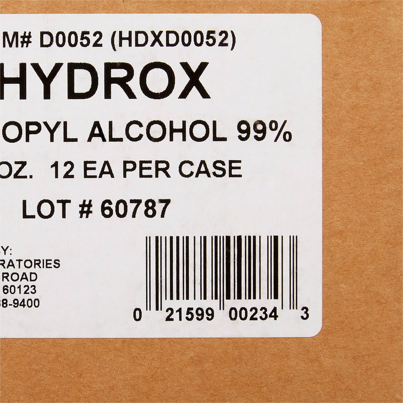 McKesson Brand Antiseptic Isopropyl Alcohol Topical Liquid 16 oz. Bottle (704316_CS) 12/CS