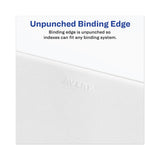 Avery® Avery-Style Preprinted Legal Bottom Tab Dividers, 26-Tab, Exhibit P, 11 x 8.5, White, 25/Pack (AVE12389)