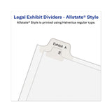 Avery® Avery-Style Preprinted Legal Bottom Tab Divider, 26-Tab, Exhibit B, 11 x 8.5, White, 25/PK (AVE11941)
