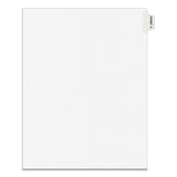 Avery® Avery-Style Preprinted Legal Side Tab Divider, 26-Tab, Exhibit A, 11 x 8.5, White, 25/Pack, (1371) (AVE01371)