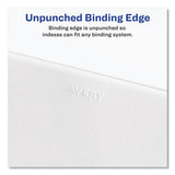 Avery® Avery-Style Preprinted Legal Bottom Tab Divider, 26-Tab, Exhibit I, 11 x 8.5, White, 25/PK (AVE11948)