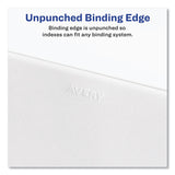 Avery® Avery-Style Preprinted Legal Bottom Tab Divider, 26-Tab, Exhibit B, 11 x 8.5, White, 25/PK (AVE11941)