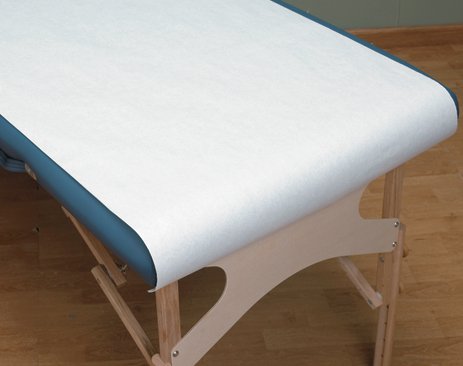 Spa Essentials® Table Paper 27 Inch Width 225 Foot Length White Smooth (732311_CS) 12/CS