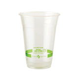 World Centric® PLA Clear Cold Cups, 16 oz, Clear, 1,000/Carton (WORCPCS16) Case of 1,000