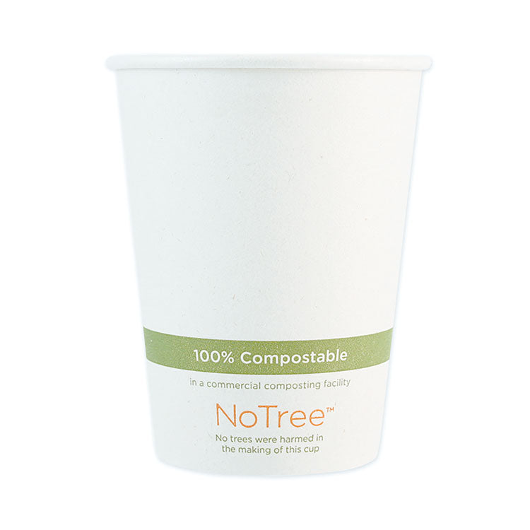 World Centric® NoTree Paper Hot Cups, 12 oz, Natural, 1,000/Carton (WORCUSU12) Case of 1,000