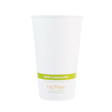 World Centric® NoTree Paper Hot Cups, 20 oz, Natural, 1,000/Carton (WORCUSU20) Case of 1,000