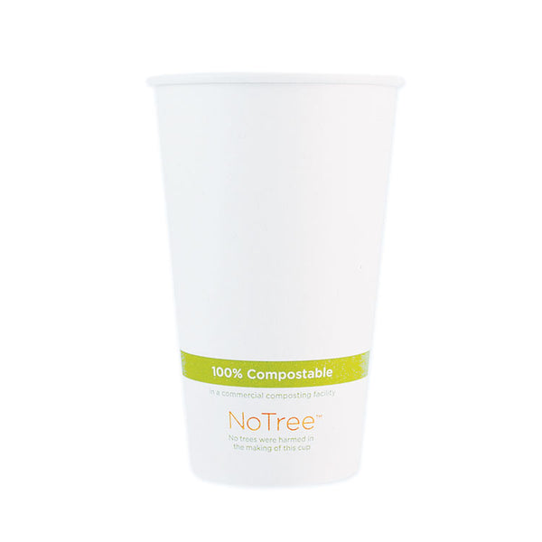 World Centric® NoTree Paper Hot Cups, 20 oz, Natural, 1,000/Carton (WORCUSU20)