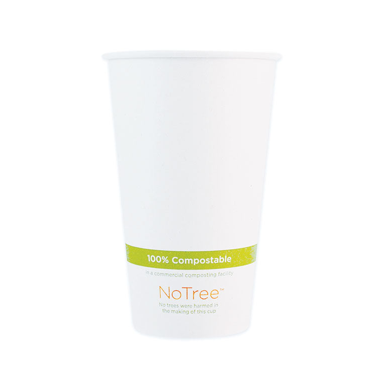 World Centric® NoTree Paper Hot Cups, 20 oz, Natural, 1,000/Carton (WORCUSU20) Case of 1,000